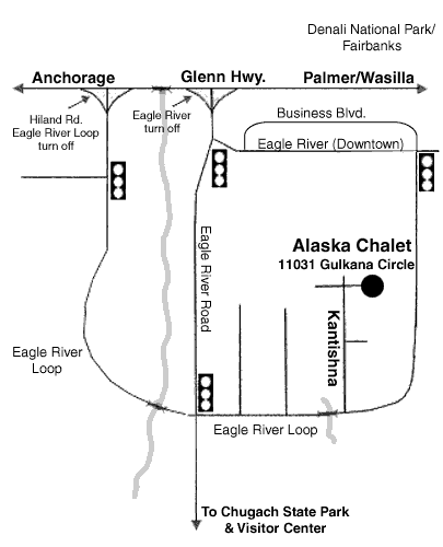 Local map and directions to our Bed & Breakfast